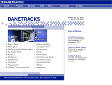 Tablet Screenshot of danetracks.com